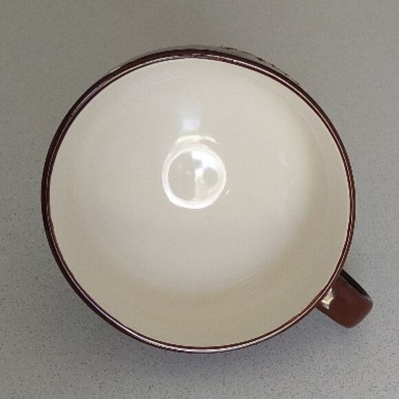 Harbor East Oversized "Let Us Entertain You" Embossed Chocolate Mug/Candy Bowl - Picture 5 of 10